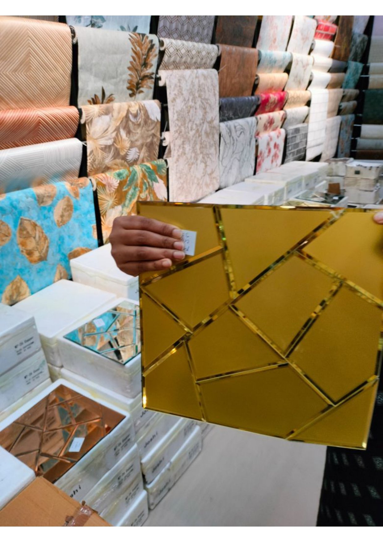 Self Adhesive Glass Mosaic Tile